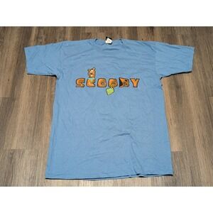 Vintage 1998 Scooby Doo Warner Bros Studio Store Cartoon Network T Shirt L READ!